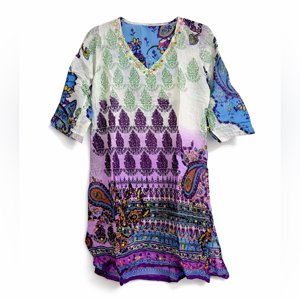 Uniti Casual Multicolor Swim Coverup